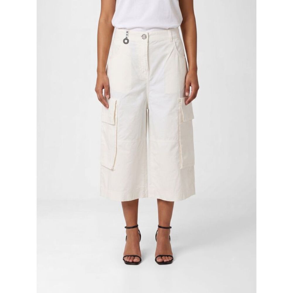 Pinko Women Pinko Cotton Gabardine Cargo Shorts